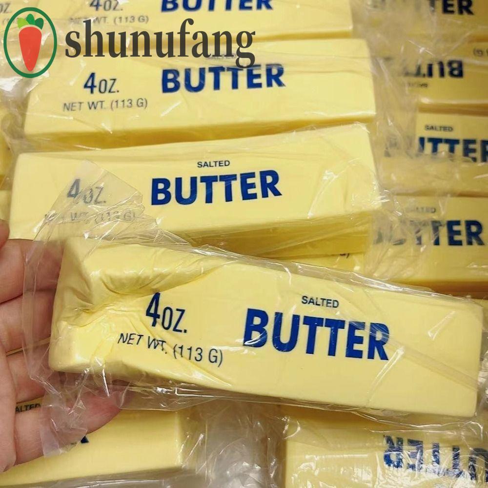 UNUF Butter Stick ของเล่นบีบ, Release Hand Sensory Soft Slow Rebound Butter Stick, Venting Ball 14.5 ซม.ยืดสมจริง Butter Sticks ของเล่นเด็ก