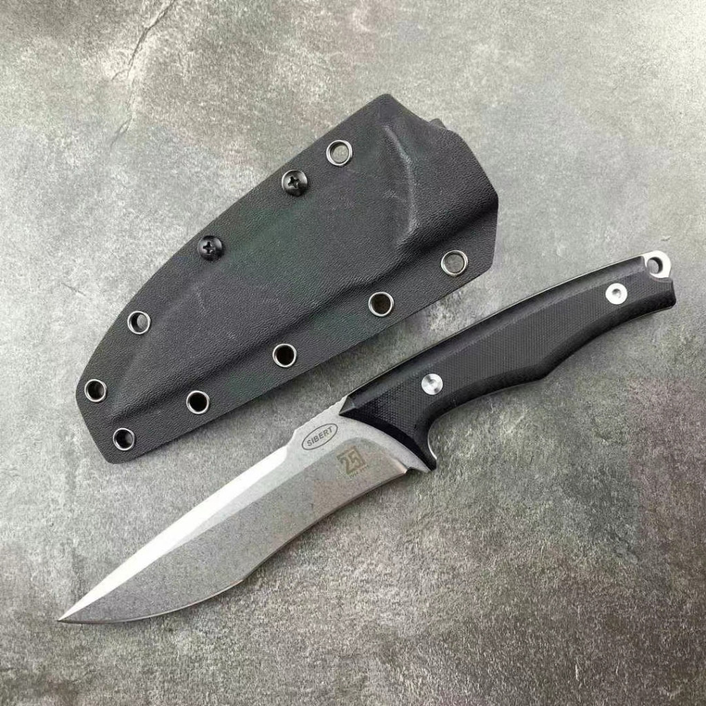 มีดเดินป่า - ดำน้ำ - วัสดุใบมีด: DC53 Steel Handle วัสดุ: G10 ความแข็ง: 60-61HRC - EDC