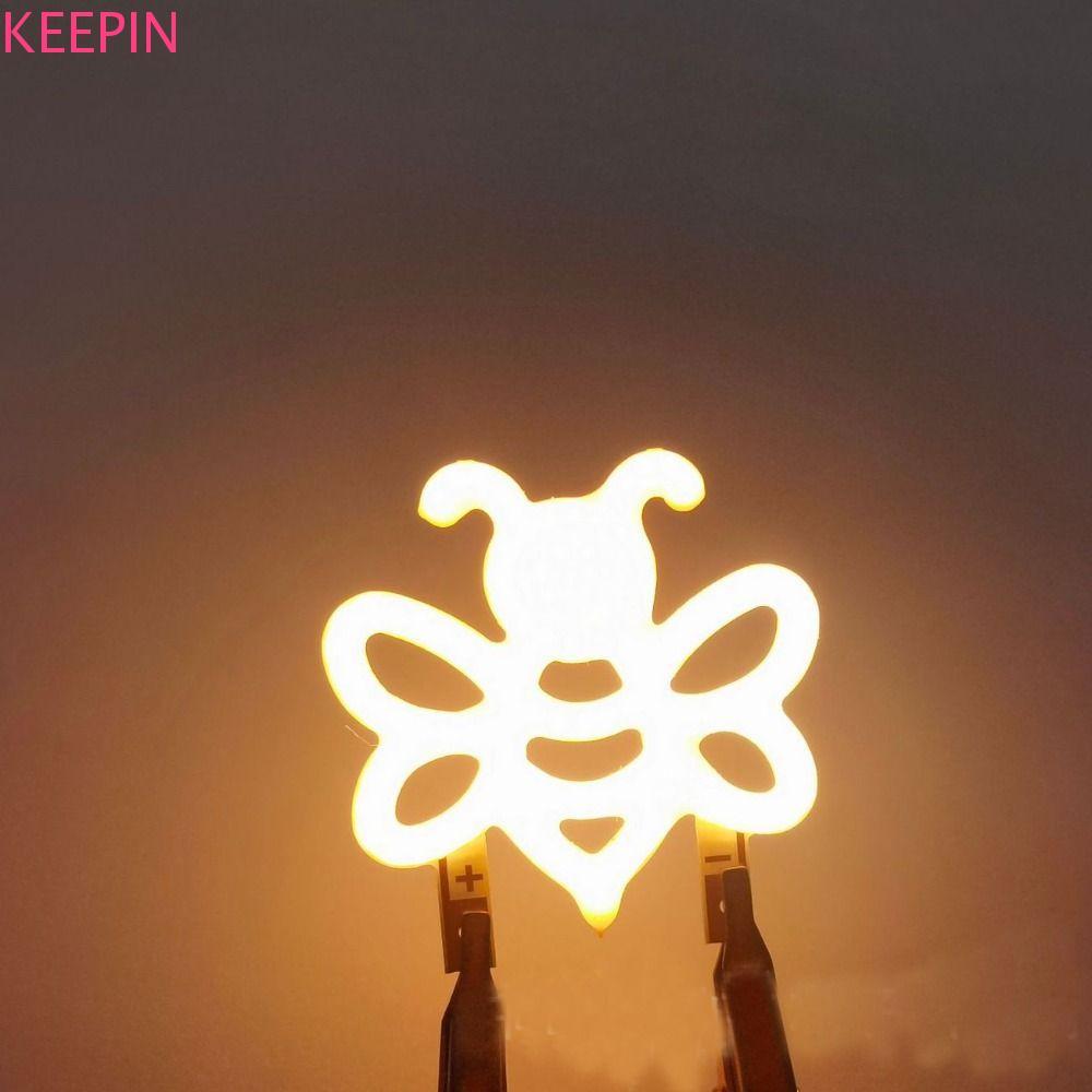 KEEPIN Diode Light Filament, Retro 3V LED Edison Filament, ตกแต่งบ้านยืดหยุ่นการ์ตูน Creative Bulb F
