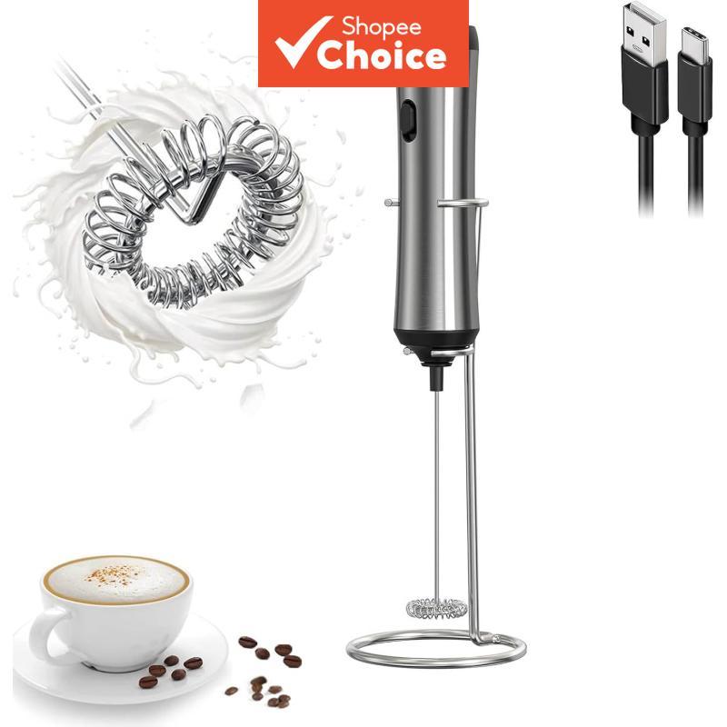 เครื่องตีฟองนมไฟฟ้า USB ชาร์จมือถือกาแฟ Frother สําหรับ Cappuccino ช็อกโกแลตร้อน ราคา ถูกที่สุด ดีลบีเคเค รูปภาพหลัก
