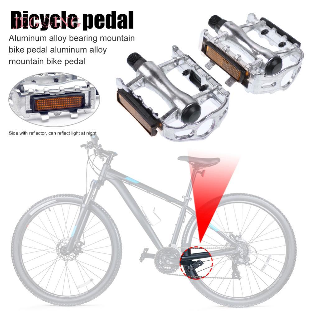 บันไดจักรยานเสือภูเขา Ultralight Aluminium Alloy พร้อม Reflector เหยียบแบน