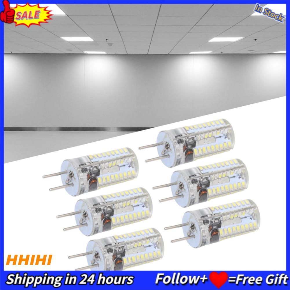 Hhihi Hhihi GY6.35 หลอดไฟ LED Warm White 2700 - 3000K AC12V กระจายความร้อนได้ดีสำหรับสำนักงาน (Warm 