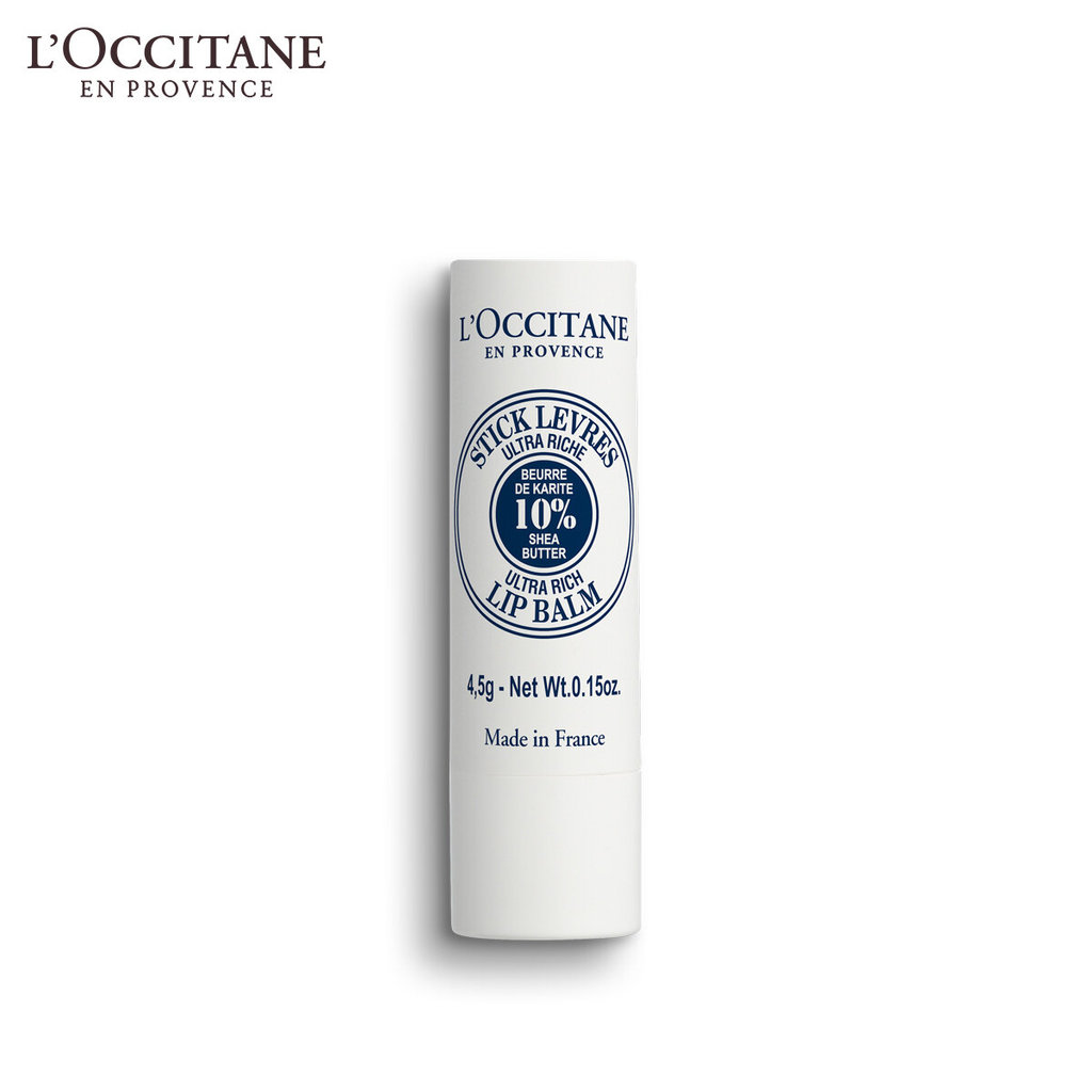 L'Occitane Shea Butter Ultra Rich Lip Balm 4.5g ล็อกซิทาน เชีย บัตเตอร์ อัลตรา ริช ลิปบาล์ม 4.5g