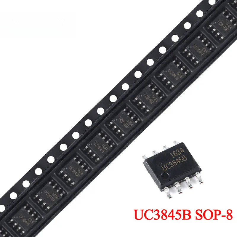 10 ชิ้น/2 ชิ้น UC3845B SOP-8 UC3845 3845B SOP8 PWM Controller Offline DC-DC Converter ชิป IC ใหม่
