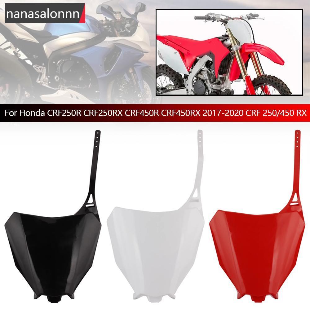 NNL Mtorcycle ด้านหน้าจํานวนแผ่นสําหรับ Honda CRF250R CRF250RX CRF450R CRF450RX 2017-2020 CRF 250/45