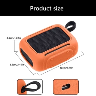ZUO เคสซิลิโคนสําหรับ GO 5 ลําโพงเชลล์กันกระแทกกันฝุ่น