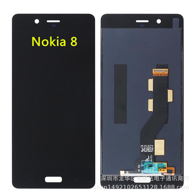 เหมาะสําหรับชุดหน้าจอ Nokia N8 หน้าจอ LCD สําหรับ Nokia 8 โทรศัพท์มือถือจอแสดงผลภายนอกภายใน LCD
