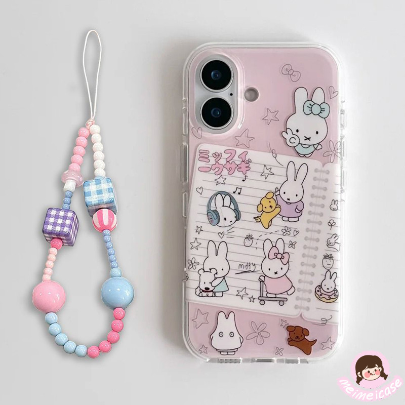เคสไอโฟน17 15 เคส IMD มิฟฟี่ ลายกระต่าย น่ารัก สไตล์ฮิต สำหรับ IPhone 17 13 Air 16 12 15 11 14 Pro Max 15 14 16 Plus