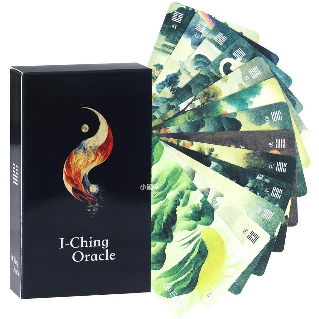 คุณเฉิง ที่ต้องการ!I Ching Oracle Edition 64 การ์ดภาษาอังกฤษ 10.3 * 6 ซม. บริการคุณภาพสูง