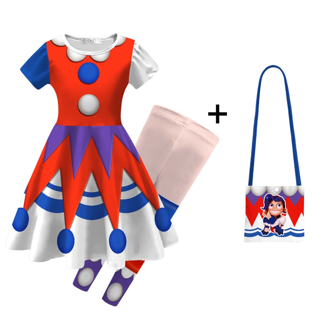 ชุดคอสเพลย์ Poppy Playtime Chapter 5 สำหรับเด็กผู้หญิง พร้อมกระเป๋า อุปกรณ์เสริมครบเซ็ต ของขวัญวันคริสต์มาสและวันเกิด