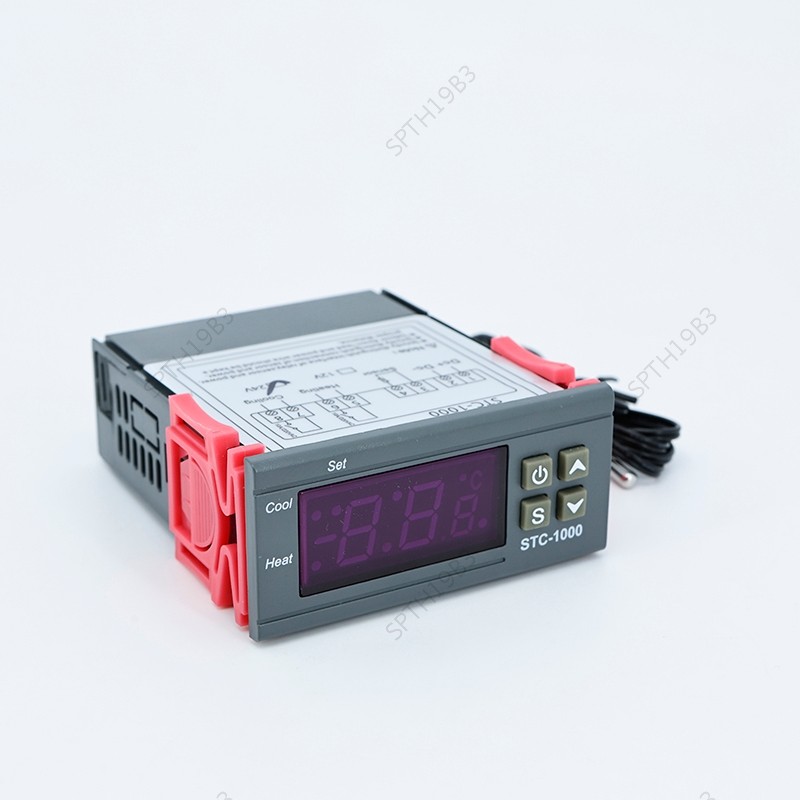 STC 1000 12V 24V 220V Digital Temperature Controller Thermostat Thermoregulator incubator รีเลย์ LED