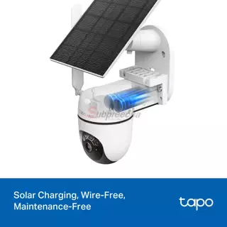 Tapo C615G KIT / Tapo กล้องวงจรปิด 3MP (Lens4mm) (4G) Pan/Tilt มีแบตเตอรี่โซล่าเซล