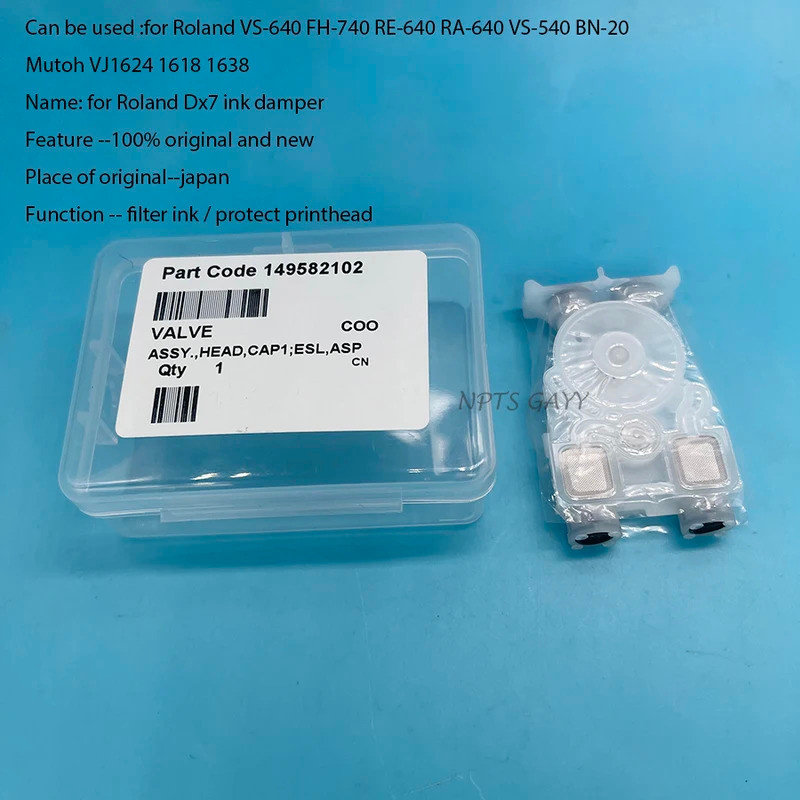 Original DX7 หมึก Damper สําหรับ Roland VS-640 FH-740 RE-640 RA-640 VS-540 BN-20 Mutoh VJ1624 1618 1
