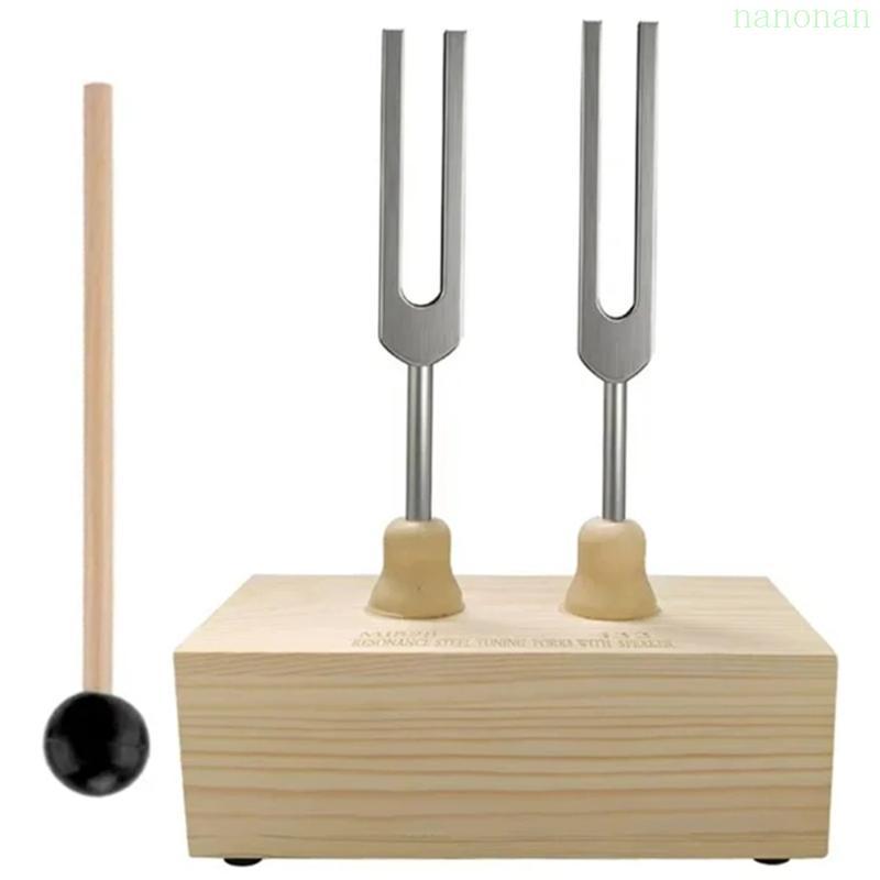 Nan 432Hz 528Hz Resonance Tuning Forks Spiritual Tuner Sound Healing Instrument Tuning Fork สําหรับก