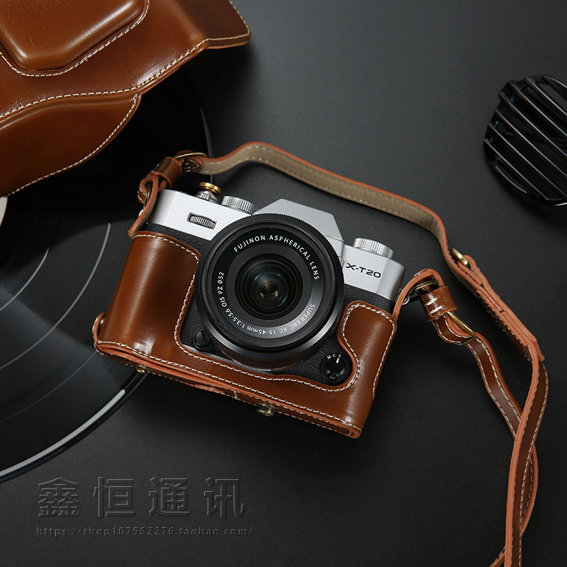 Fuji Xa10 xa7 xa5 XA3 กระเป๋ากล้องเคสหนังป้องกันเคสป้องกันเคสกล้อง
