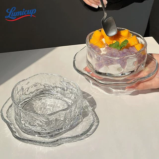 ชามขนมหวานกระจก 2แบบ | ชามใส่ขนมไทย ชามไอศกรีม สลัด ผลไม้ กระจกคุณภาพสูง ไม่มีตะกั่ว ง