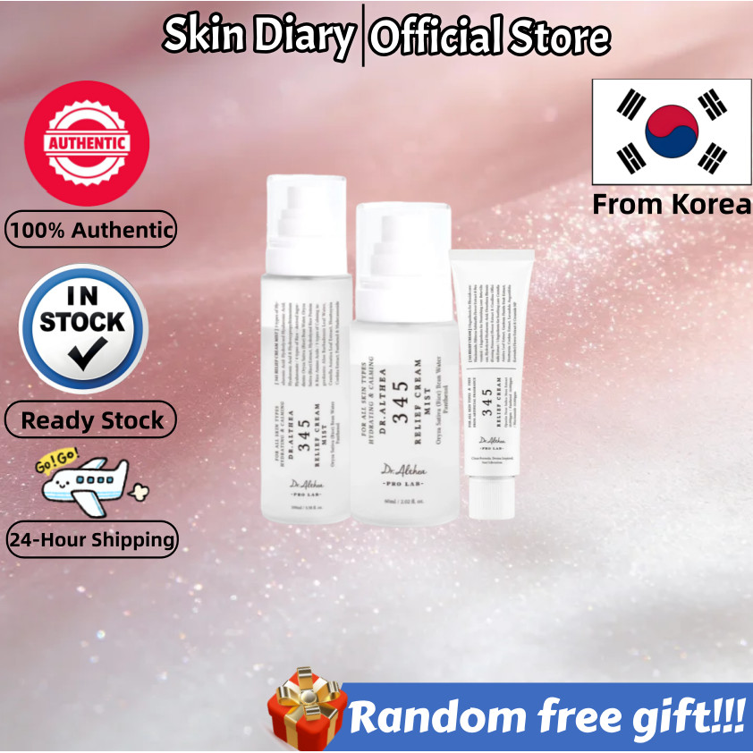 [Dr.Althea] 345 Relief Cream 50ml/345 Relief Cream Mist 60ml 345 Relief Cream Mist 100ml / ปลอบประโล