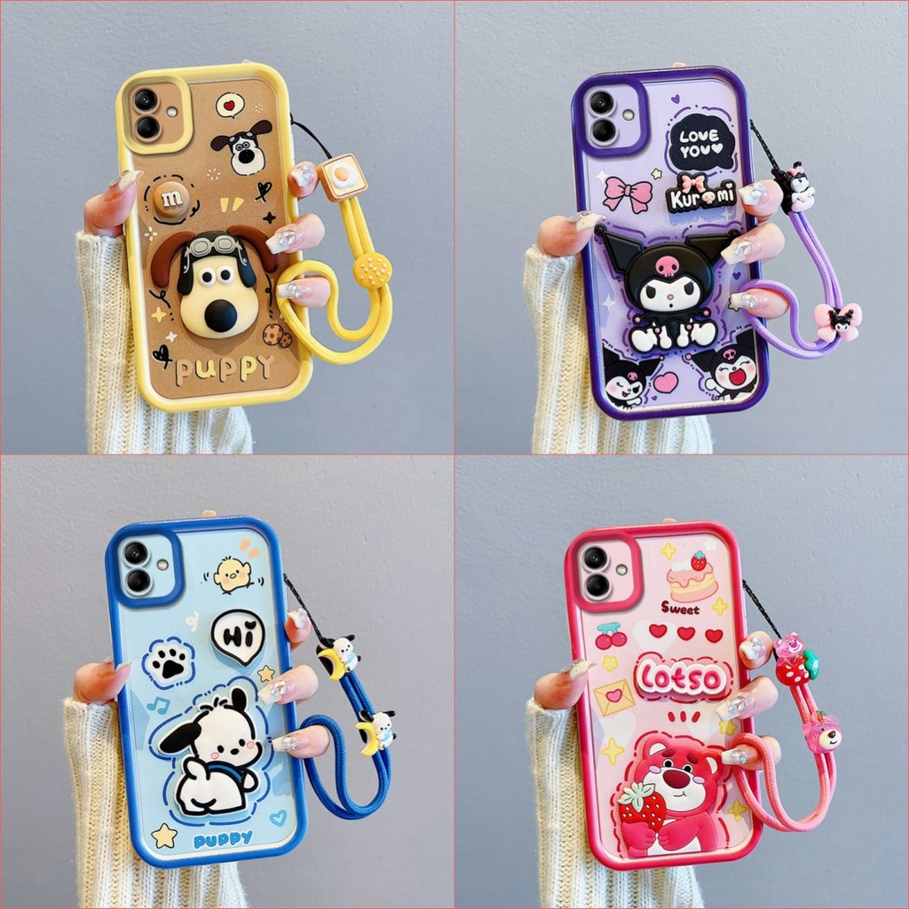 เคสสําหรับ Samsung A07, A06, A05,A04 Kartun TPU เคสซิลิโคนอ่อนนุ่ม BBTY