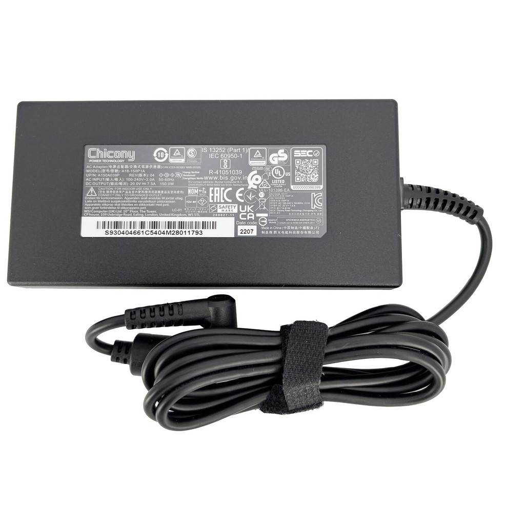 Chicony A18-150P1A 150W 20V 7.5A AC Adapter Charger สําหรับ MSI GF66 Gf-66 11400