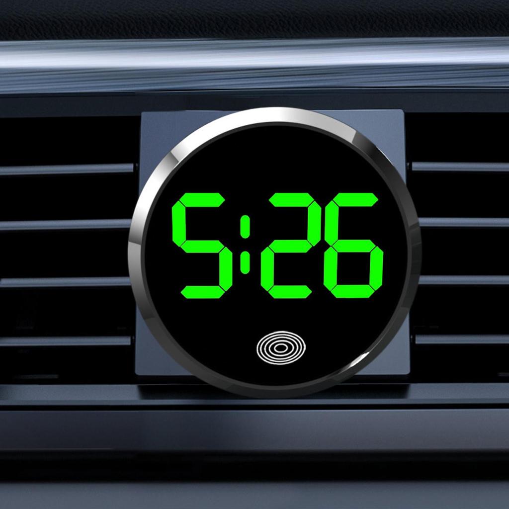 แฟชั่นรถ LED นาฬิกา Touch-Control Dashboard นาฬิกาพร้อมจอแสดงผล LED สําหรับตู้เย็น RV ห้องเรียน Travel Vehicle