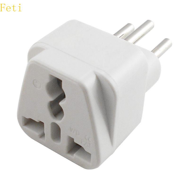 Feti 3 Pins Socket to Switzerland สําหรับ Swiss 3 Pin Travel Power Adapter Adaptor Plug
