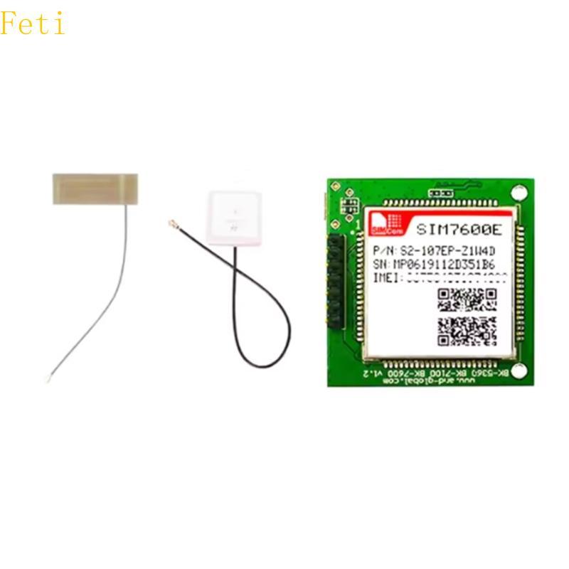 Feti LTE CAT1 SIM7600E การเชื่อมต่อบอร์ดขนาดเล็กหลายวง 10Mbps Downlink การถ่ายโอนข้อมูล