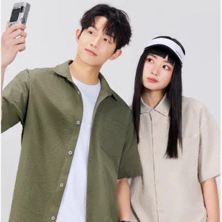 YOOSTRY เสื้อเชิ้ตผู้ชาย ผ้าไอซ์ซิลค์ เนื้อหนานุ่ม ทิ้งตัวสวย ยับยาก ไม่ต้องรีด M-5XL