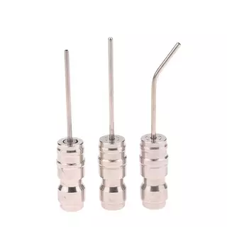 AFl 1 ชิ้นแรงดันสูงทําความสะอาดหัวฉีดเข็ม 1/4 " Qui Connect Slim Design สําหรับทําความสะอาดลึก AC & รถเครื่องซักผ้าถัง TH