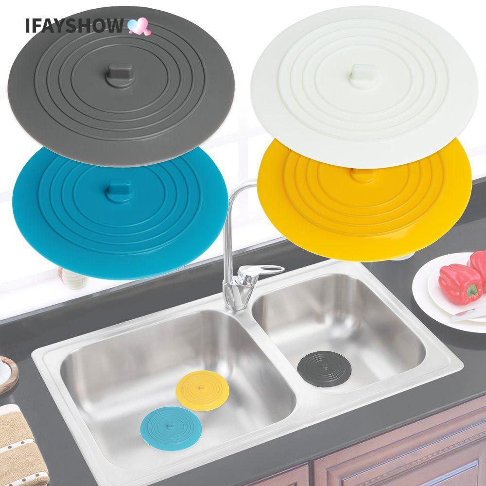 IFAYSHOW 15 ซม.อ่างอาบน้ํา Stopper ที่มีประโยชน์รอบขนาดใหญ่อุปกรณ์ห้องน้ําทนทานท่อระบายน้ําฝาครอบ