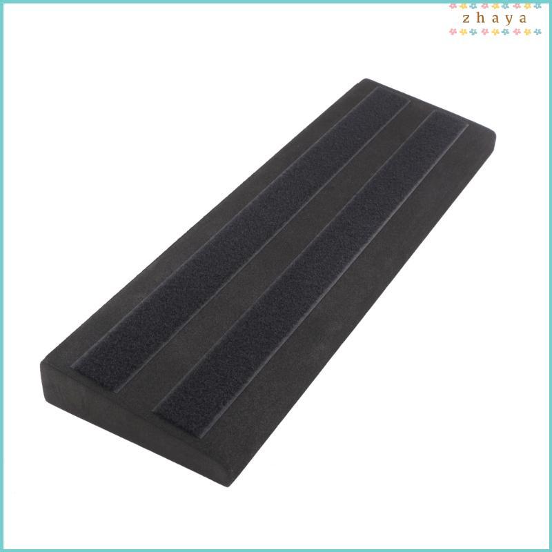 ZHAYA แบบพกพากีตาร์บอร์ดเหยียบ Professional Step Design Single Effect Board Nonslip Effect Track Board ง่ายต่อการ