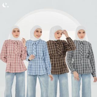 Envie AURELIA Classic Plaid with Tie Top