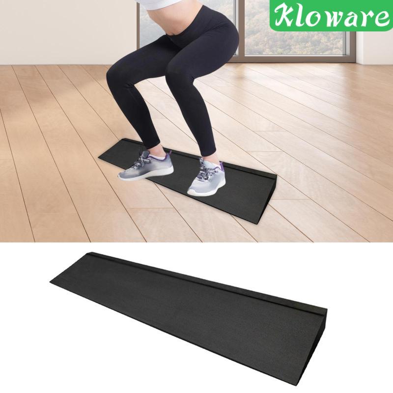 [Kloware] Squat Wedge Block Heel Elevated Ramp สำหรับการฝึกฝนและการยกน้ำหนัก