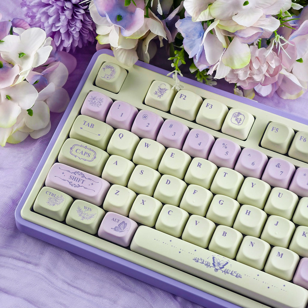 EN/TH/KR/ZHUYIN/RUMAcocoO Graden Keycap 120 คีย์ MOA/Cherry Profile PBT Aula F75 F99 RK100 Dye Subli