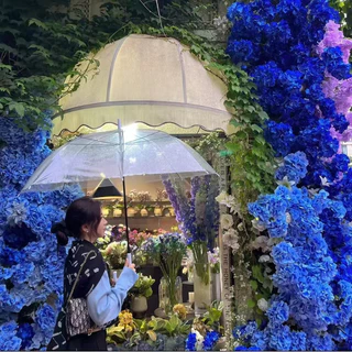 JIE HOME ดอกไฮเดรนเยีย ประดิษฐ์จากผ้าไหมดิบ คุณภาพดี สวยงามเสมือนจริง พร้อมส่งในไทย ถึงเร็วทันใจ