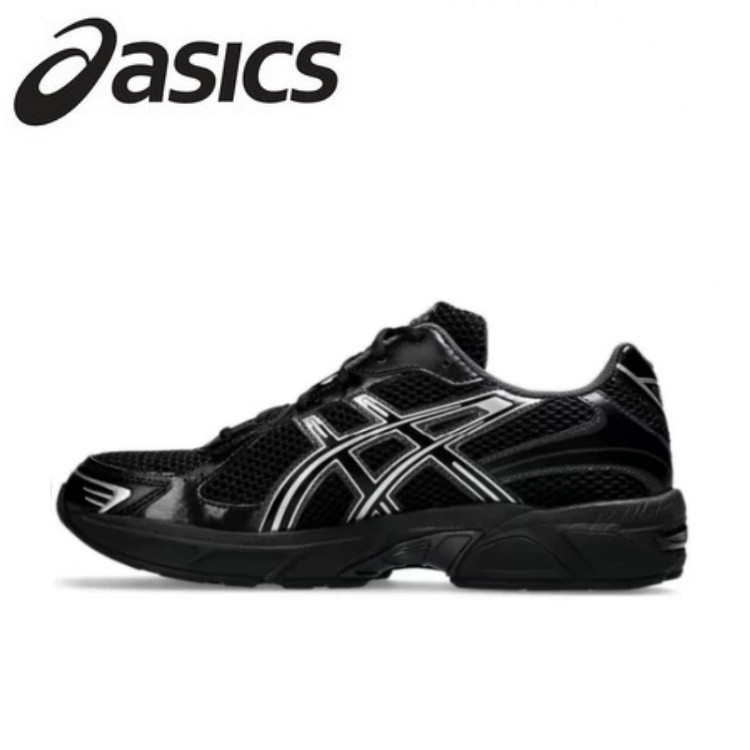 ASICS GEL 1130 รองเท้าวิ่งย้อนยุคสำหรับทั้งชายและหญิง สไตล์ casual comfort ในโทนดำและเงิน