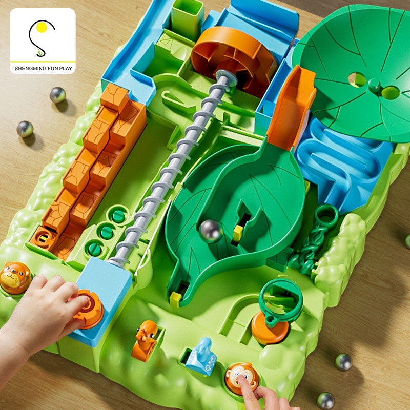 Jungle Breakthrough Adventure Ball Rolling Ball Track Board Game ของเล่นเพื่อการศึกษา 3-6 ปี Boy Mar