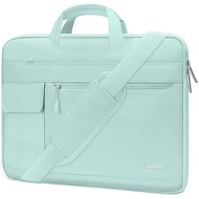 กระเป๋าสะพายแล็ปท็อป MOSISO แบบ flapover ทำจาก polyester เหมาะสำหรับ MacBook และโน๊ตบุ๊คยี่ห้อดังอื่