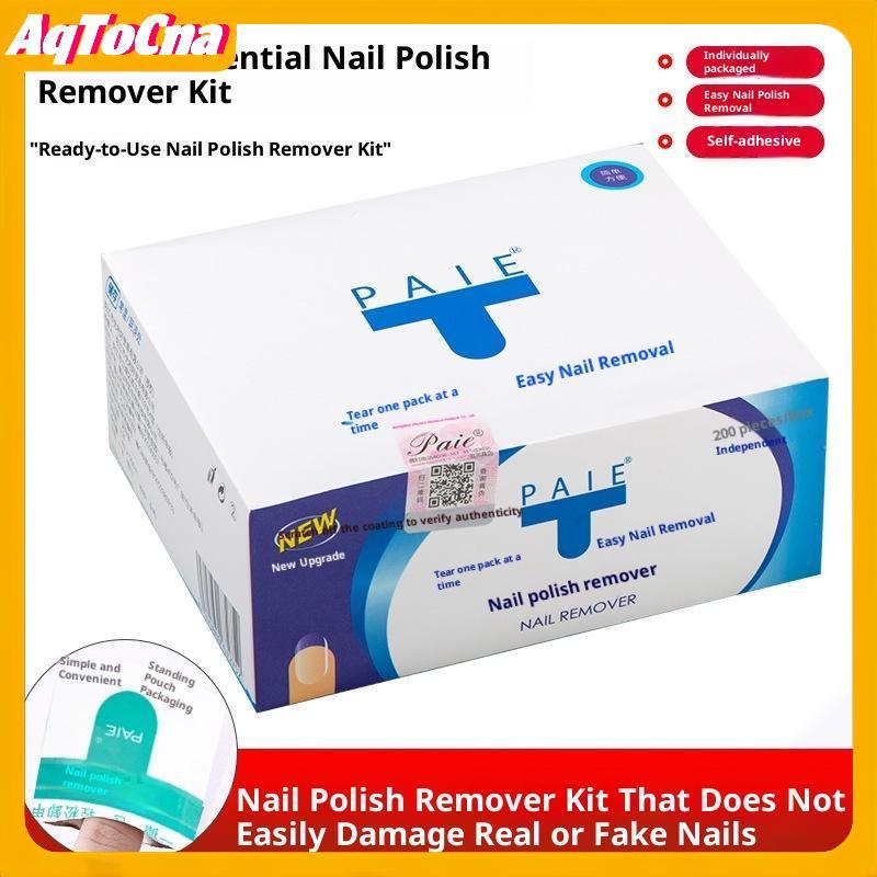 AqToCna Professional Gel Polish Remover Wipes ทําความสะอาดเล็บ Wipes Polish Remover แผ่นกระดาษเล็บทํ
