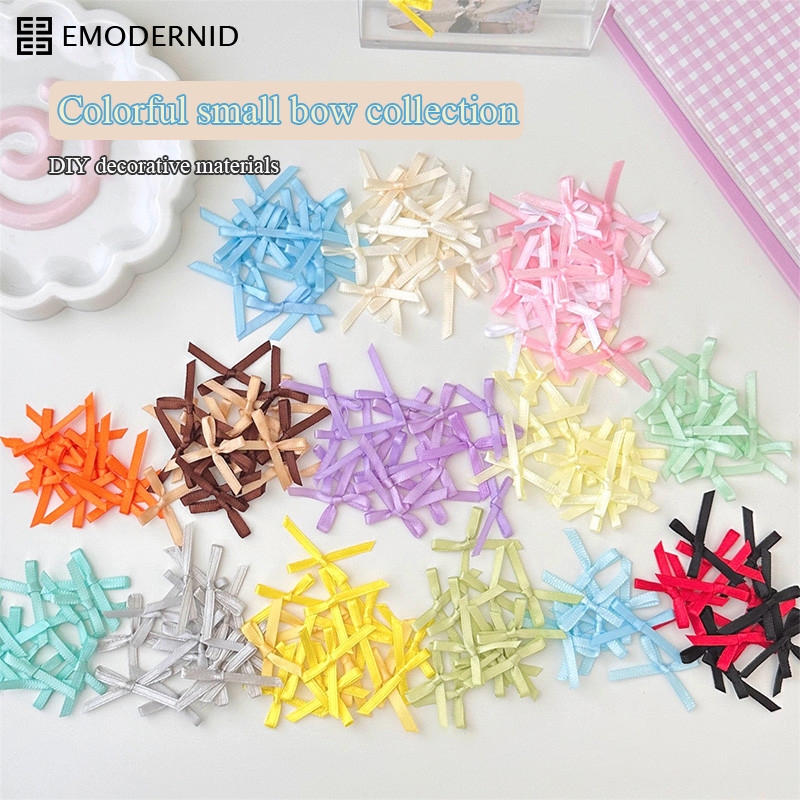 🔥ร้านค้าไทย🔥โบว์สีสันสดใสตกแต่ง DIY การ์ดรูปถ่ายตกแต่งขนาดเล็กโบว์ตกแต่งอุปกรณ์เสริม-em