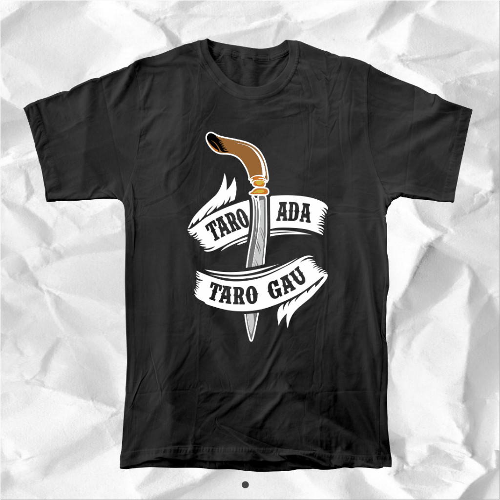 เสื้อยืด KATUN Bugis Taro พร้อม Taro Gau ผ้าฝ้ายหวี 30s