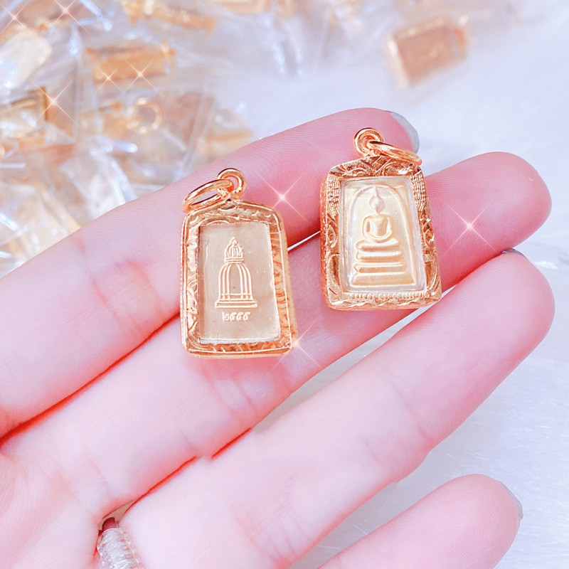 T Thailand Amulet mini สร้อยคอจี้สมเด็จ JM00