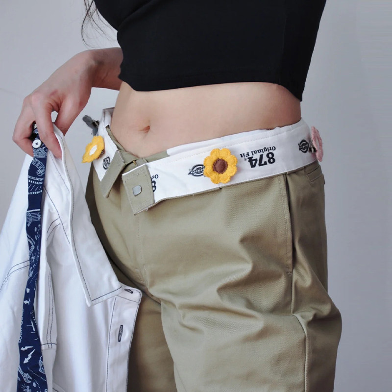 คอลเลกชัน dickies874 กางเกง Overall Dickies สไตล์สำหรับทั้งผู้ชายและผู้หญิง ทรงหลวมเหมาะสำหรับฤดูร้อ