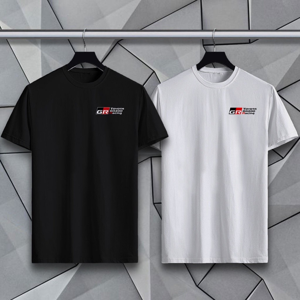 JDM Toyota GR Gazoo Sport Racing ผ้าฝ้าย Unisex Men T เสื้อทีมเสื้อรอบคอ StockS-5XL