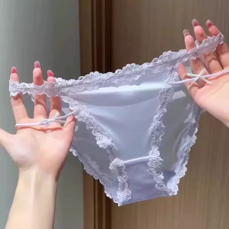 กางเกงใน 6688 แฟชั่น เอวกลาง ดอกไม้ ลูกไม้ น่ารัก เซ็กซี่ ดีไซน์เก๋