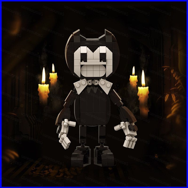 Bendy และหมึกเครื่อง Building Blocks Bendy Boris รูปตุ๊กตาตุ๊กตาของเล่นสําหรับของขวัญเด็กคอลเลกชัน