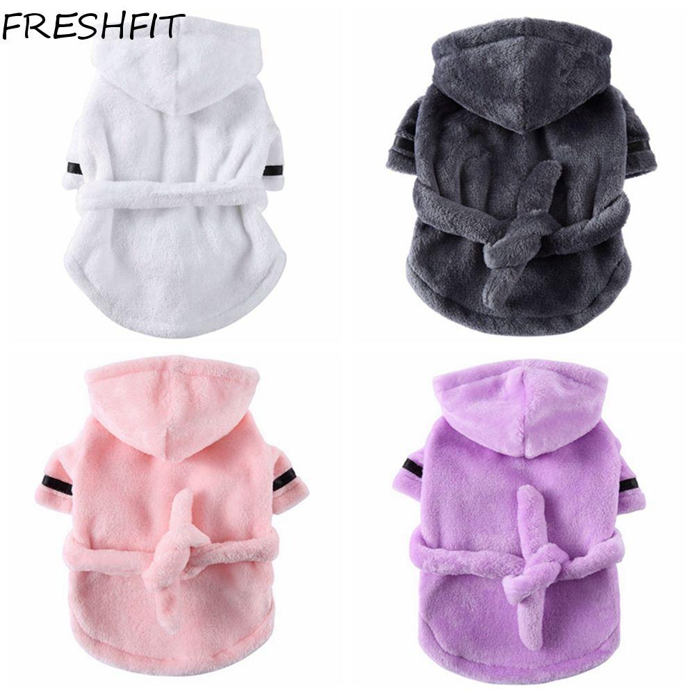 FRESHFIT ผ้าเช็ดตัวสุนัข Lint-free Soft อุปกรณ์สําหรับสัตว์เลี้ยงสําหรับสุนัขขนาดเล็กขนาดใหญ่ชุดนอนอ