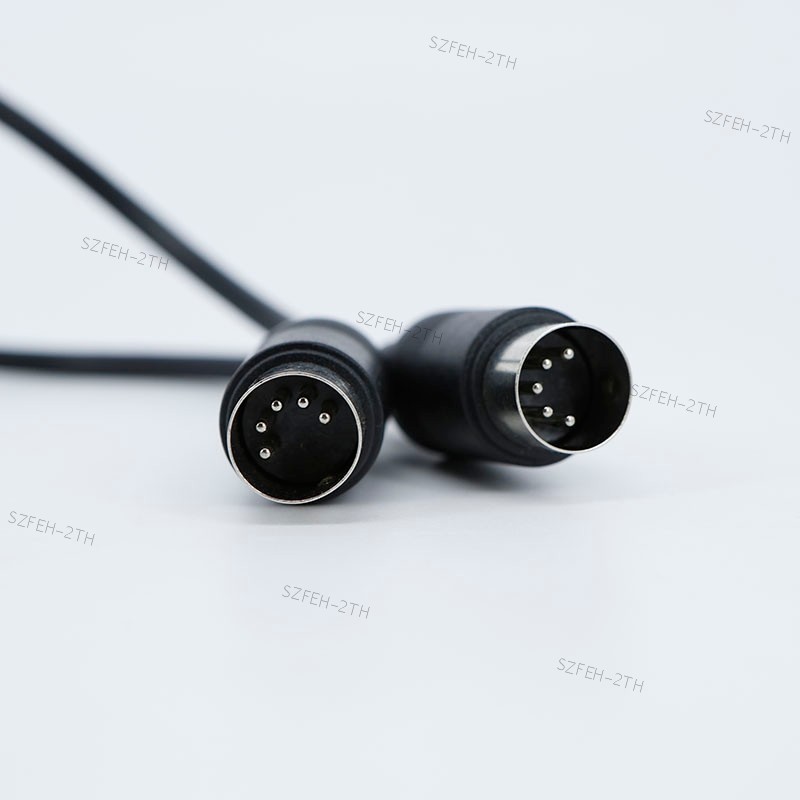0.5m-2m DIN 5PIN ชายชายสาย MIDI 5 Pin DIN ปลั๊ก 5 Pin DIN Audio Extension ชายสาย din-5pin M/M อะแดปเ