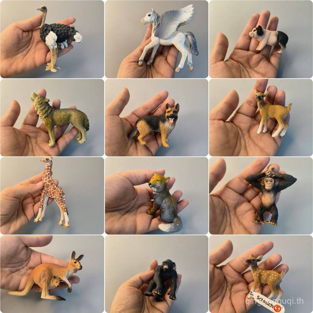 ของแท้จํานวนมากรุ่น North American Pony Mustang Pony Brown จําลองที่มีชื่อเสียงม้าสัตว์ของเล่นเด็กเค