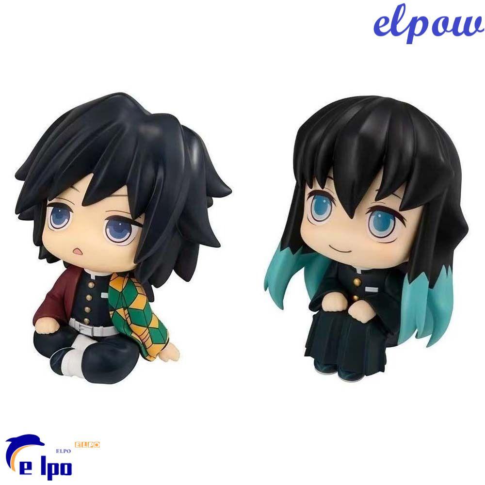 PIXELPOWER Demon Slayer ตัวเลข,ตุ๊กตา PVC Look Up Tokitou Muichiro รุ่น, ตกแต่งบ้านอะนิเมะอุปกรณ์ต่อ