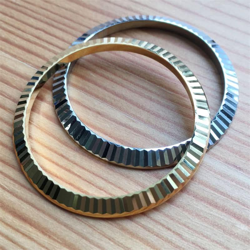 Fluted Watch Beze ใส่แหวนสําหรับ Rolex Datejust 41 มม. อะไหล่นาฬิกา